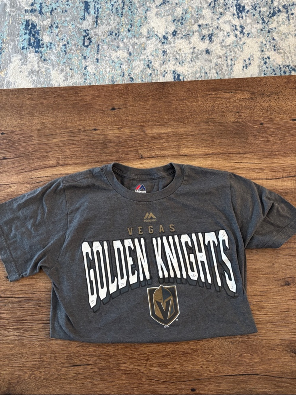 Official Gray Vegas Golden Knights Graphic Tee for Kids